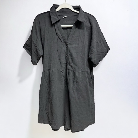 Chic & Breezy: Summer’s Must-Have Button Down Romper - Women Size Lg & Med! - Picture 10 of 14